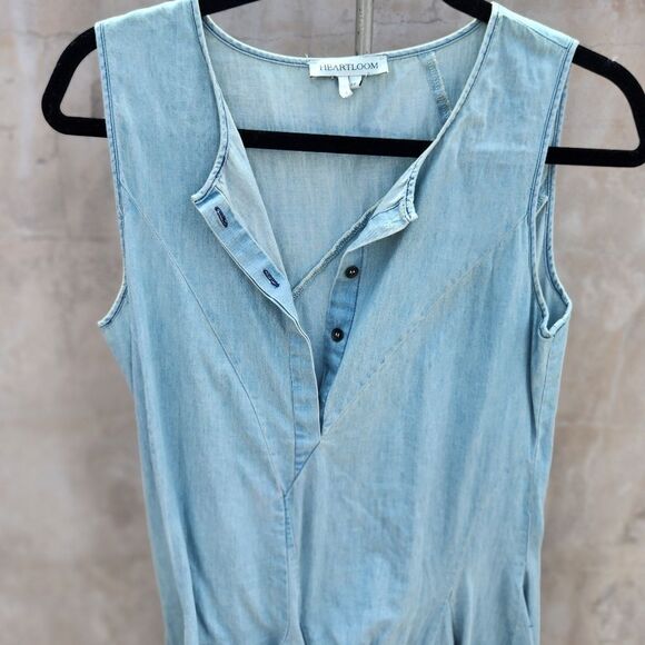 Heartloom blue chambray mini dress - Picture 7 of 7